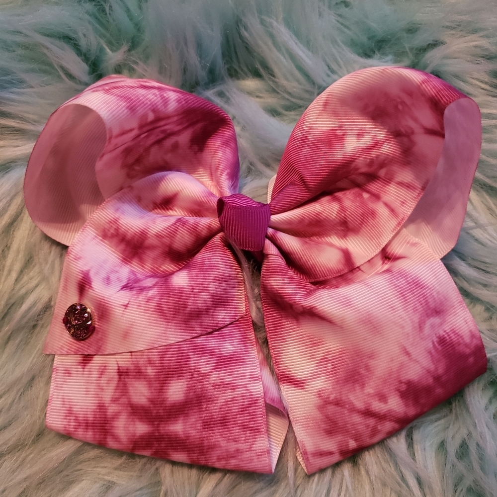 Purple and White JoJo Siwa Hairbow